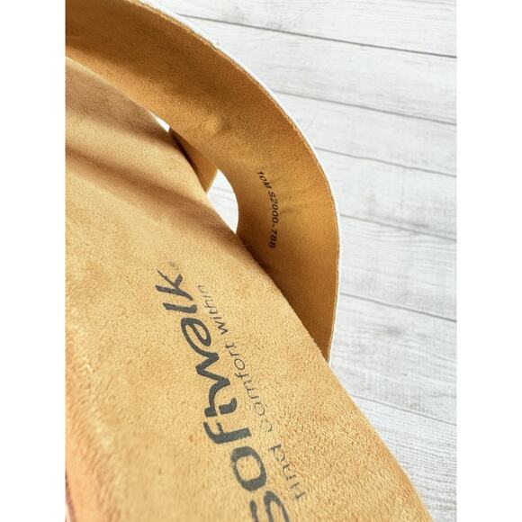 Softwalk Barcelona Womens Sandals Rose Gold Patent Metallic Size US 10M - Picture 8 of 8